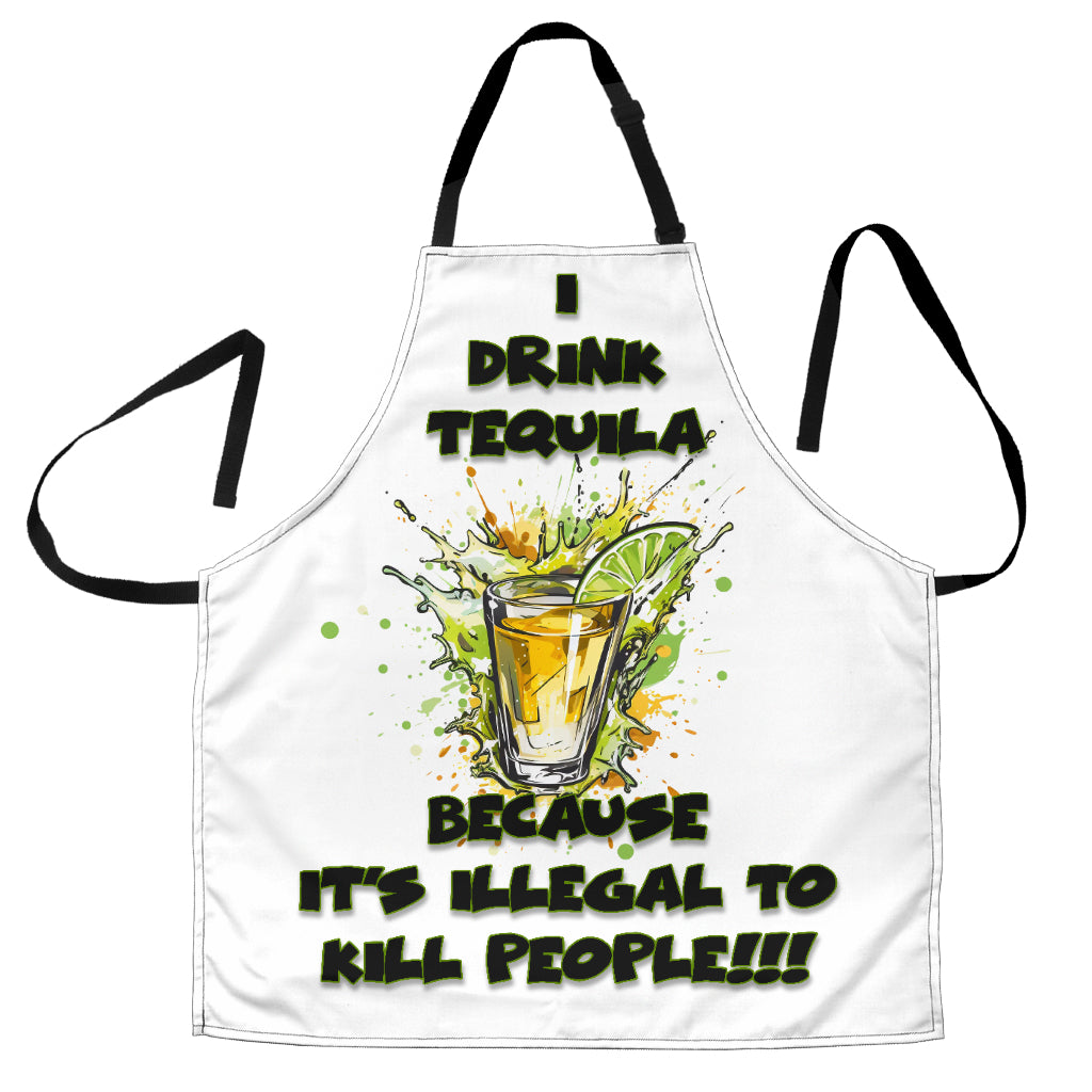 Tequila Themed Funny Aprons Universal Fit