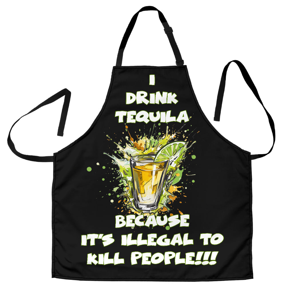 Tequila Themed Funny Aprons Universal Fit