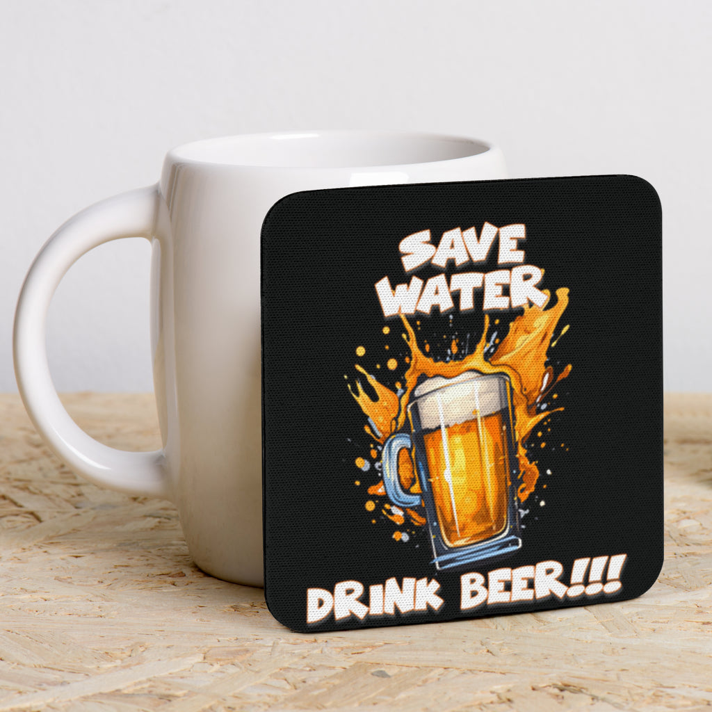 Beer Themed Funny Coasters (Pack of 6)