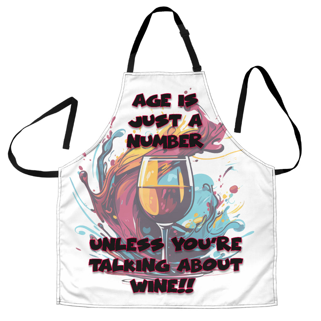 Wine Themed Funny Aprons Universal Fit