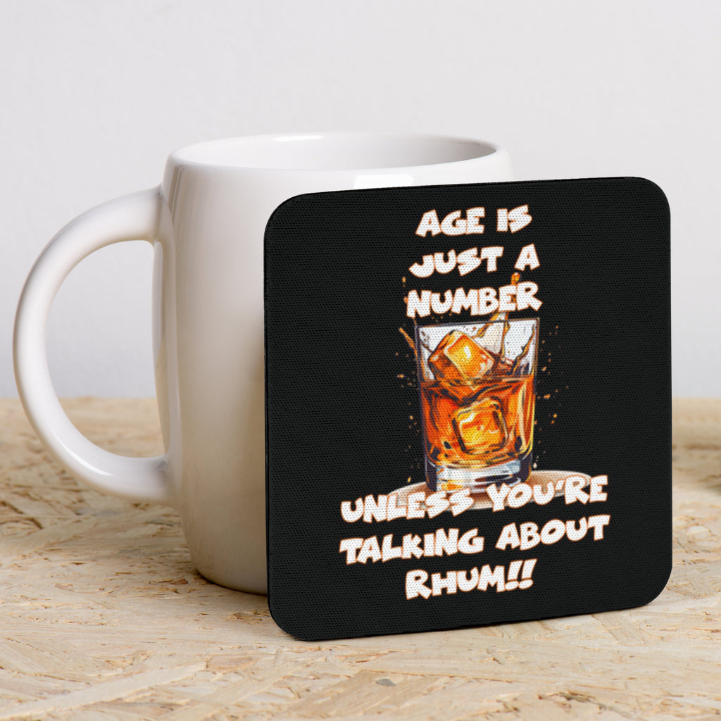 Rhum Themed Funny Coasters (Pack of 6)