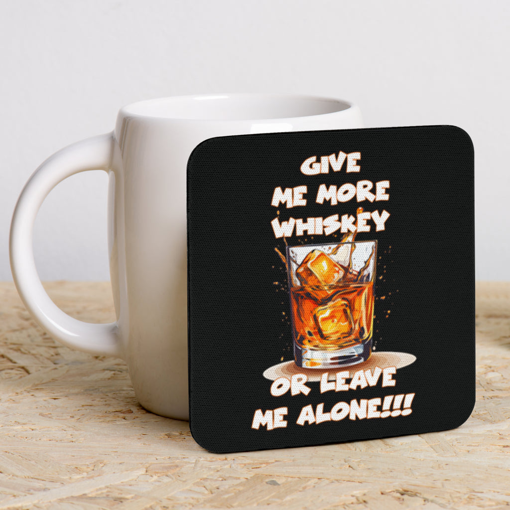 Whiskey Themed Funny Coasters (Pack of 6)