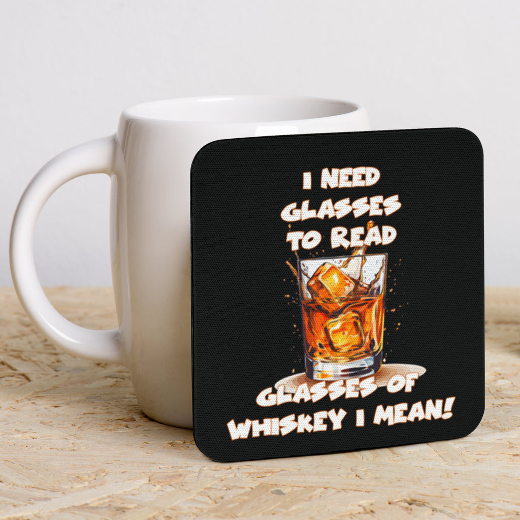 Whiskey Themed Funny Coasters (Pack of 6)