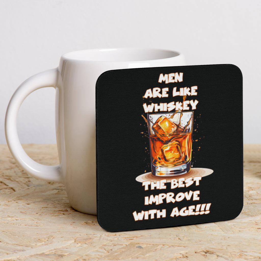 Whiskey Themed Funny Coasters (Pack of 6)