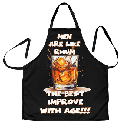 Rhum Themed Funny Aprons Universal Fit