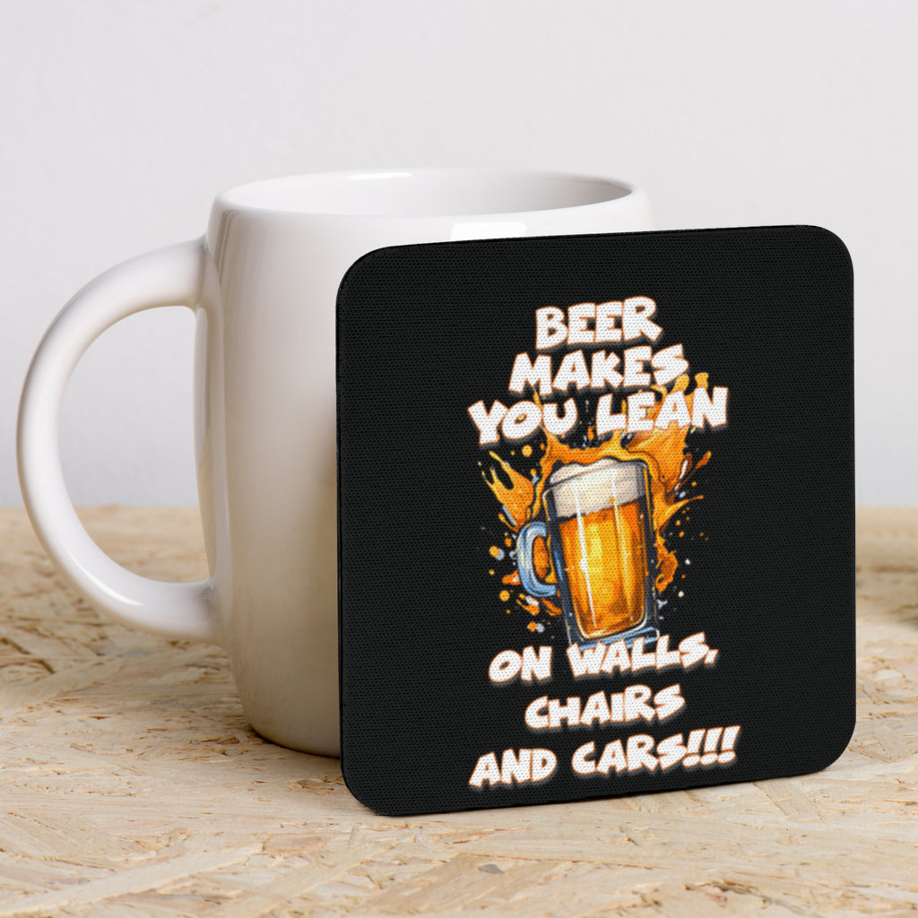 Beer Themed Funny Coasters (Pack of 6)