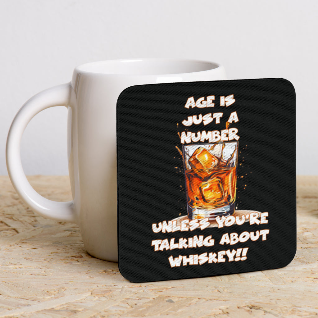 Whiskey Themed Funny Coasters (Pack of 6)