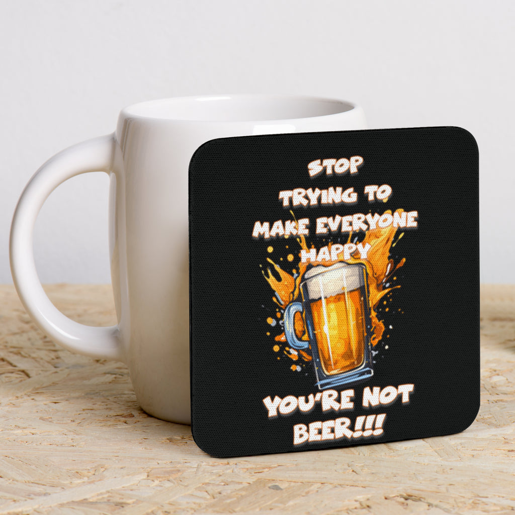 Beer Themed Funny Coasters (Pack of 6)