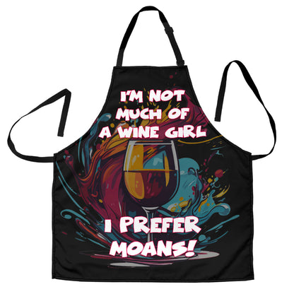 Wine Themed Funny Aprons Universal Fit