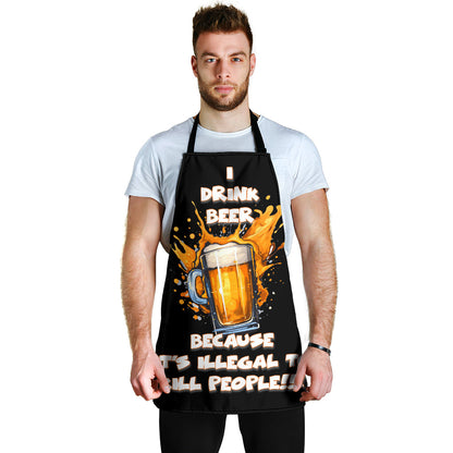 Beer Themed Funny Aprons Universal Fit