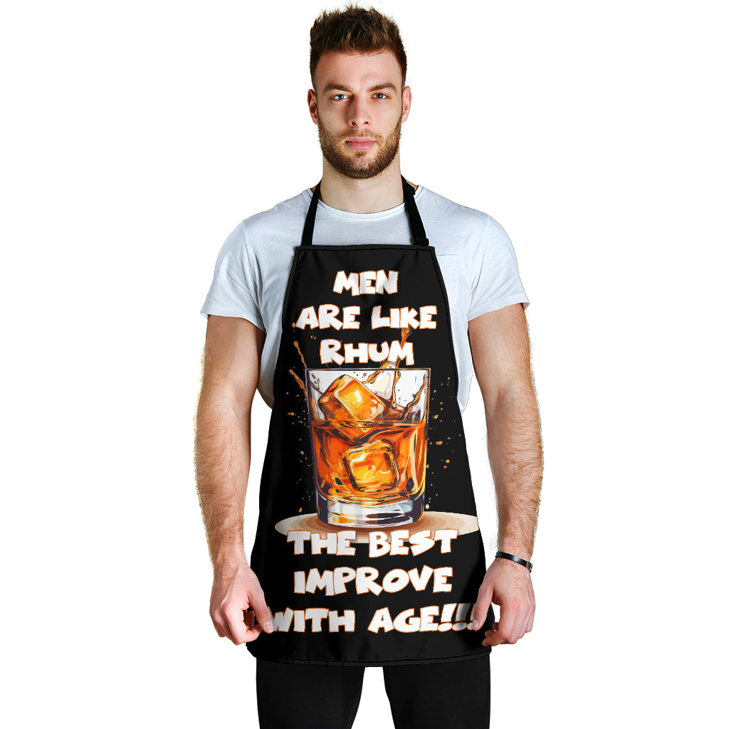 Rhum Themed Funny Aprons Universal Fit